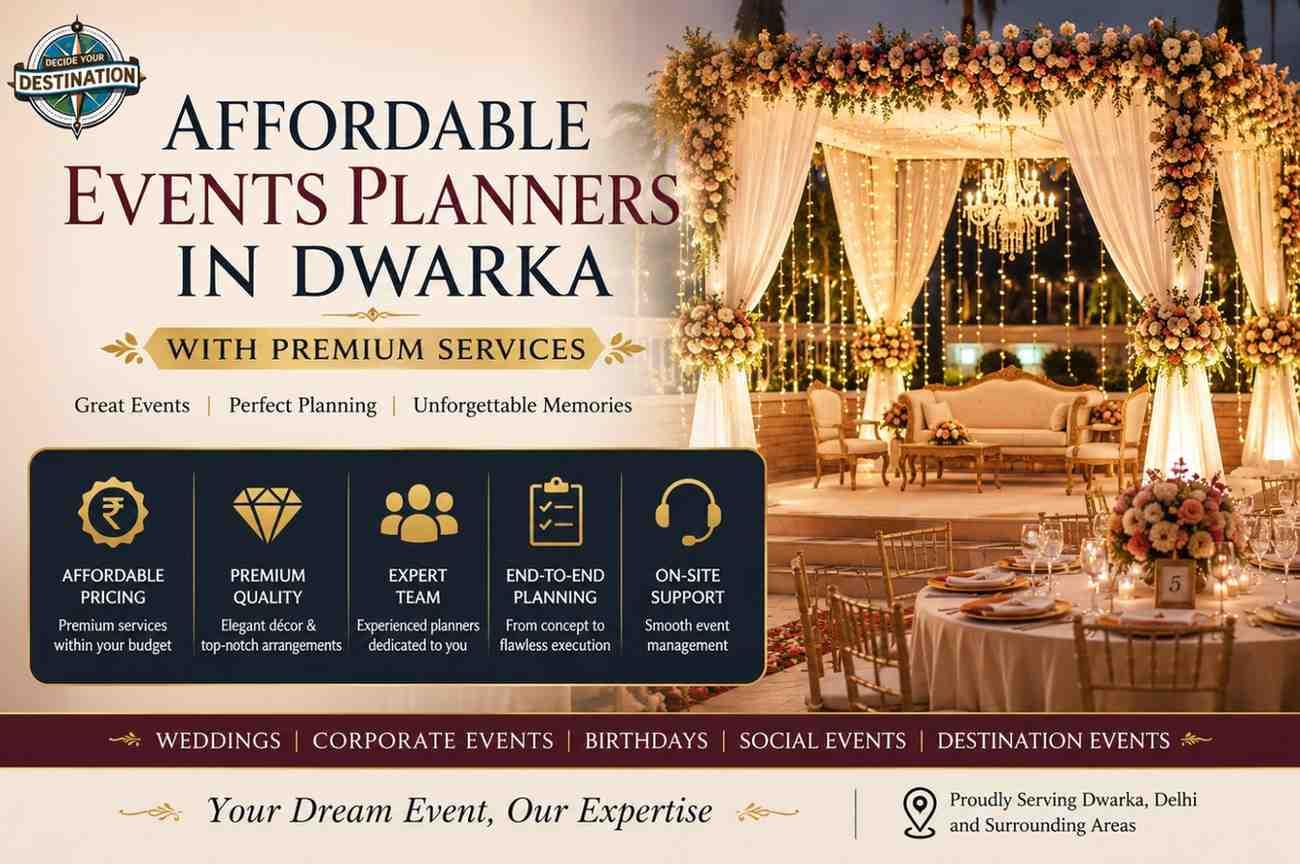 Affordable Events Planners in Dwarka with Premium Services