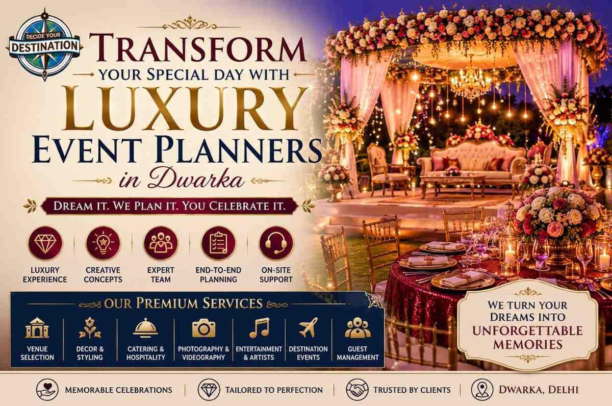 Transform Your Special Day with Luxury Event Planners in Dwarka